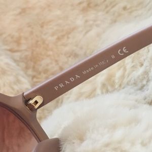 Prada Accessories - PRADA Hexagonal Angular Oversized Sunglasses Prada Accessories - PRADA Hexagonal Angular Oversized Sunglasses